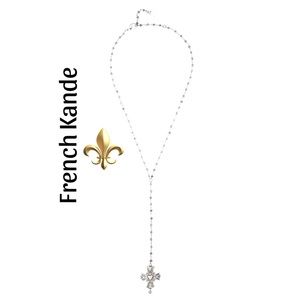 FRENCH KANDE The Joelene Necklace – Silver, Adjustable Y Necklace